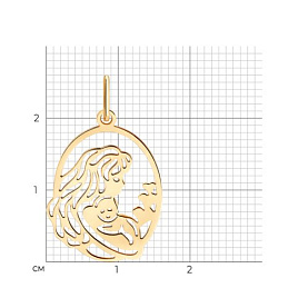Подвеска Diamant - Золото 585 (арт. 51-130-02429-1)