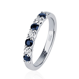 Кольцо Platinum Lab. - Платина 950 (арт. ПК-044СБр-05)