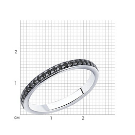 Кольцо SOKOLOV - Серебро 925, Фианит (арт. 94010700)