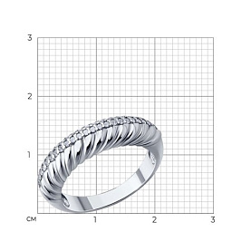 Кольцо Diamant - Серебро 925, Фианит (арт. 94-110-02160-1)