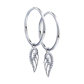 Серьги SOKOLOV - Серебро 925, Фианит (арт. 94023453)