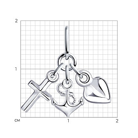 Подвеска SOKOLOV - Серебро 925 (арт. 94030181)