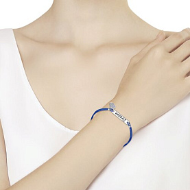 Браслет Diamant - Серебро 925, Фианит, Эмаль (арт. 94-150-01025-1)