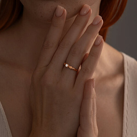 Кольцо SOKOLOV - Серебро 925, Фианит (арт. 93011073)