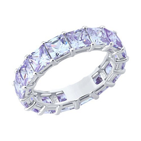 Кольцо SOKOLOV - Серебро 925, Фианит (арт. 94014432)