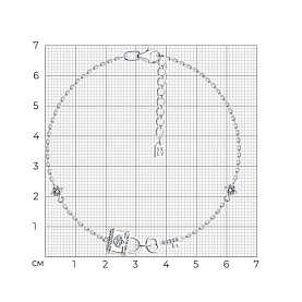 Браслет SOKOLOV - Серебро 925, Фианит (арт. 94051185)