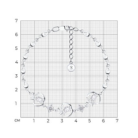Браслет SOKOLOV - Серебро 925, Фианит (арт. 94050134)