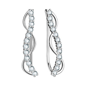 Серьги Talant - Серебро 925, Фианит (арт. 16-72-0001-21516)