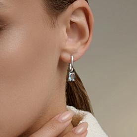 Серьги SOKOLOV - Серебро 925, Топаз (арт. 92023254)