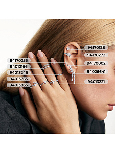 Кольцо SOKOLOV - Серебро 925, Фианит (арт. 94013765)