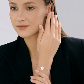 Браслет SOKOLOV - Серебро 925, Фианит (арт. 94051565)