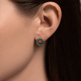 Серьги SOKOLOV - Серебро 925, Агат (арт. 92023014)