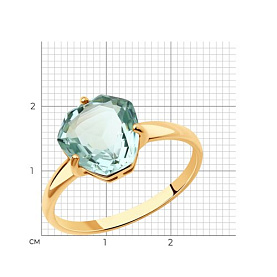 Кольцо SOKOLOV - Золото 585, Аметист (арт. 716077)