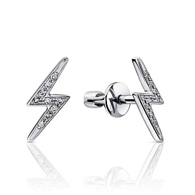 Серьги Platinum Lab. - Платина 950 (арт. ПС-323-01)