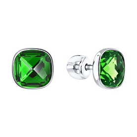 Серьги SOKOLOV - Серебро 925, Swarovski (арт. 94022056)