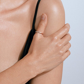 Кольцо ЮФ Династия - Золото 585, Фианит (арт. 000551-1102)