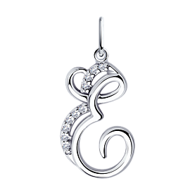 Подвеска Diamant - Серебро 925, Фианит (арт. 94-130-01375-1)