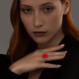 Кольцо SOKOLOV - Серебро 925, Эмаль (арт. 94013387)