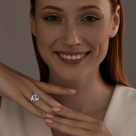 Кольцо SOKOLOV - Серебро 925, Топаз (арт. 92011978)