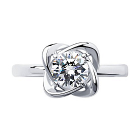 Кольцо SOKOLOV - Серебро 925, Фианит (арт. 94012694)