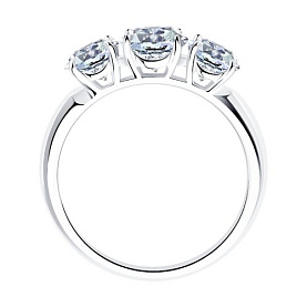 Кольцо SOKOLOV - Серебро 925, Фианит (арт. 94012675)