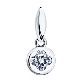 Подвеска SOKOLOV - Серебро 925, Фианит (арт. 94031327)