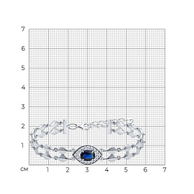 Браслет SOKOLOV - Серебро 925, Фианит (арт. 94051596)