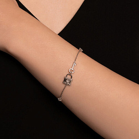 Браслет SOKOLOV - Серебро 925, Фианит (арт. 94051185)