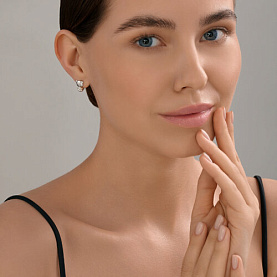 Серьги SOKOLOV - Серебро 925, Фианит (арт. 94027004)