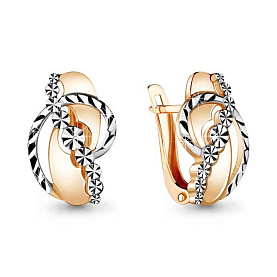 Серьги Аквамарин - Серебро 925 (арт. 33683.6)