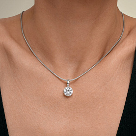 Подвеска SOKOLOV - Серебро 925, Фианит (арт. 94033395)