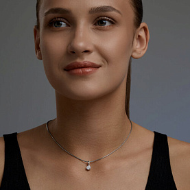 Подвеска SOKOLOV - Серебро 925, Фианит (арт. 94033391)