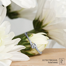 Кольцо Platinum Lab. - Платина 950, Бриллиант (арт. ПК-226-01)