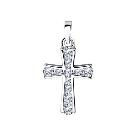 Подвеска SOKOLOV - Серебро 925, Фианит (арт. 94032563)