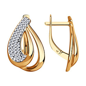 Серьги Diamant - Серебро 925, Фианит (арт. 93-120-00691-1)