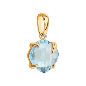 Подвеска SOKOLOV - Золото 585, Топаз (арт. 733138)