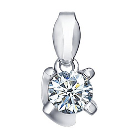 Подвеска SOKOLOV - Серебро 925, Фианит (арт. 94031278)