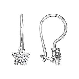 Серьги SOKOLOV - Серебро 925, Фианит (арт. 94020576)