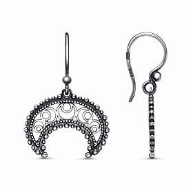 Серьги Красная пресня - Серебро 925 (арт. 33015628)