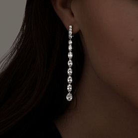 Серьги SOKOLOV - Серебро 925, Фианит (арт. 94022461)