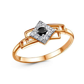 Кольцо Красная пресня - Серебро 925, Фианит (арт. 23813575Д1)