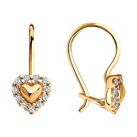 Серьги SOKOLOV - Серебро 925, Фианит (арт. 93020442)