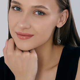 Серьги Diamant - Серебро 925 (арт. 94-123-00113-1)