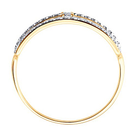 Кольцо Diamant - Золото 585, Фианит (арт. 51-110-01387-1)