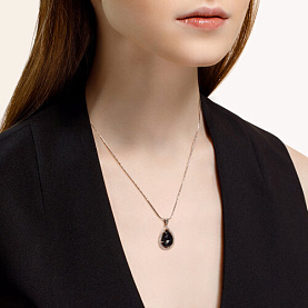 Подвеска SOKOLOV - Серебро 925, Агат, Фианит (арт. 92030563)