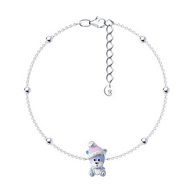 Браслет SOKOLOV - Серебро 925, Эмаль (арт. 94051523)