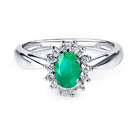 Кольцо Platinum Lab. - Платина 950 (арт. ПК-038И-01)