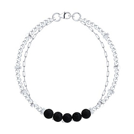 Браслет SOKOLOV - Серебро 925, Вулканическая лава (арт. 83050064)
