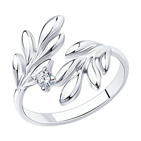 Кольцо SOKOLOV - Серебро 925, Фианит (арт. 94012160)