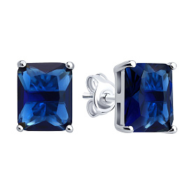 Серьги SOKOLOV - Серебро 925, Фианит (арт. 94027154-91)